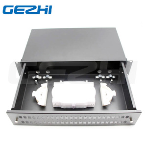 19 polegadas 2U Slide Rack Rack Mount Fibra Óptica <span class=keywords><strong>Patch</strong></span> <span class=keywords><strong>Panel</strong></span> para Data Center