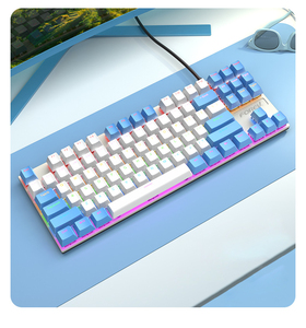 Nuevo Kit de teclado mecánico personalizado con luz LED RGB para juegos y teclado de PC de estilo QWERTY para iluminación de teclado mejorada - Product Image 3