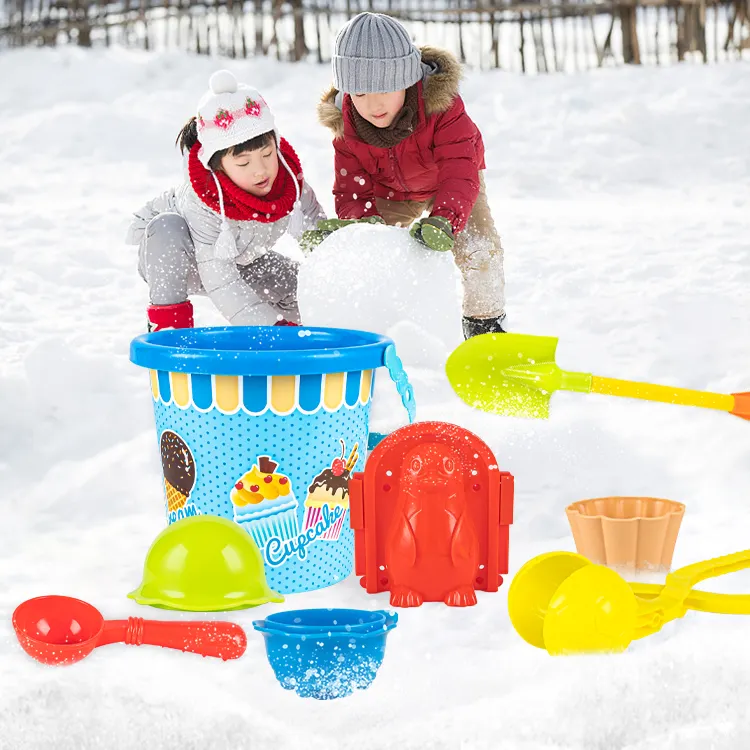 Высококачественное ведро для уличных игр, Снежный шар, игрушка для детей, оптовая продажа