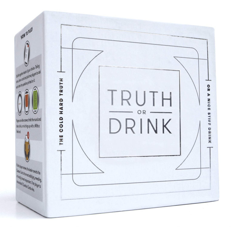 Truth or drink-white-truth or drink with alcohol