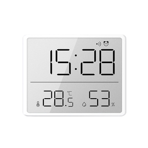 Orologio elettronico sottile semplice orologio digitale LCD piccolo allarme multi-funzione di temperatura orologio elettronico