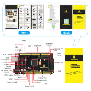 Keyes tudio IR-Fernbedienung Basic Starter Upgraded Kit (mit Mega R3 Board) Für Arduino Starter Kit