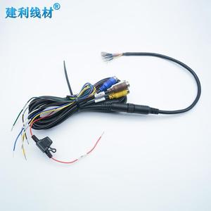 Pantalla multicanal personalizable de 27 pines Cable trasero de PVC para chaqueta Sistemas de salida de monitor de coche Cables de audio y video
