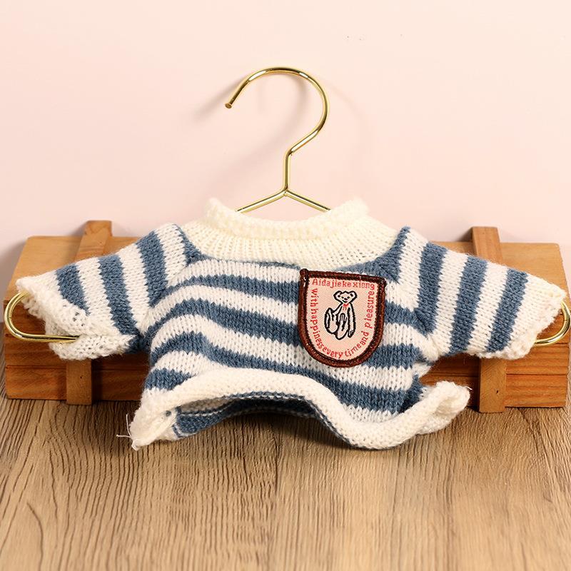 Maglione a righe blu