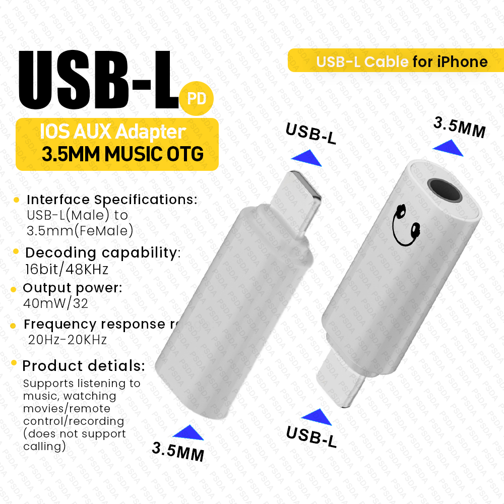 (USB-L) Revolution 3.5 Écouteurs Blanc