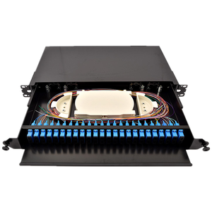 FTTH 24 puertos SC/LC/FC/ST Saidas Marco de distribución de fibra óptica Patch Panel De Fibra Optica Odf para uso en telecomunicaciones - Product Image 6
