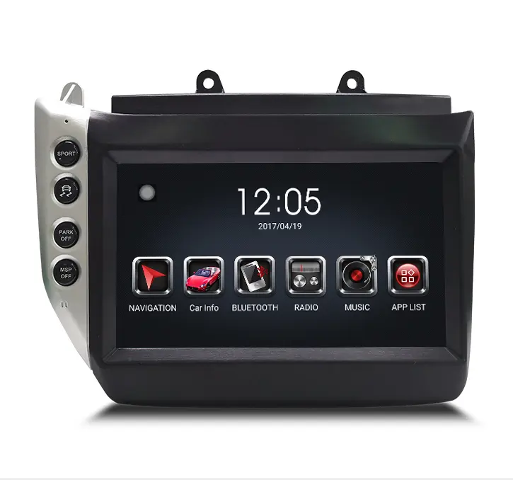 Lecteur DVD de voiture Android 9.0 pour Maserati GT GranTurismo 2007 - 2019 écran tactile avec carplay Wifi Playstore Navigation GPS