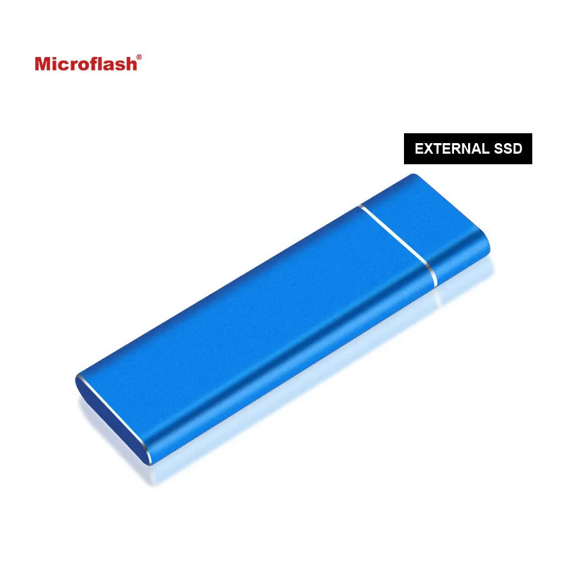 Microflash hard disk drive eksternal portabel, hard disk drive portabel ssd eksternal 128gb 512gb 1tb untuk laptop desktop