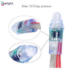 12mm <strong>DMX</strong>/WS2811 Addressable RGB Pixel <strong>String</strong> Lights IP67 Waterproof <strong>LED</strong> for Christmas &amp; Outdoor Decor - Product Image 5