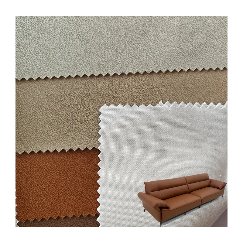 Estofamento de sofá para vestuário em PVC sintético falso couro PU