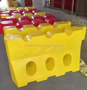 PE Red Yellow Plastic Traffic Road <strong>Barrier</strong> in Water - Product Image 2