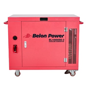 Ba giai đoạn 50/60Hz 8KW xăng máy phát điện đặt 192fa động cơ với xi lanh đơn làm mát bằng không khí im lặng Máy Phát Điện Xăng - Product Image 1