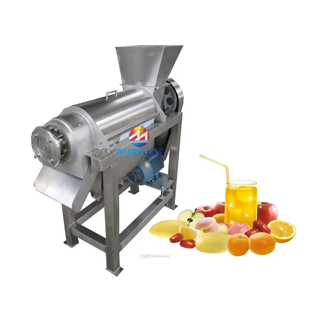 Máquina extractora de zumo de fruta eficiente, pulverizador de mango de tomate y piña de manzana