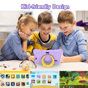 Tableta para niños con pantalla IPS de 7 pulgadas, tableta de control parental con Android 13 de cuatro núcleos y doble cámara, tableta educativa para PC - Product Image 6