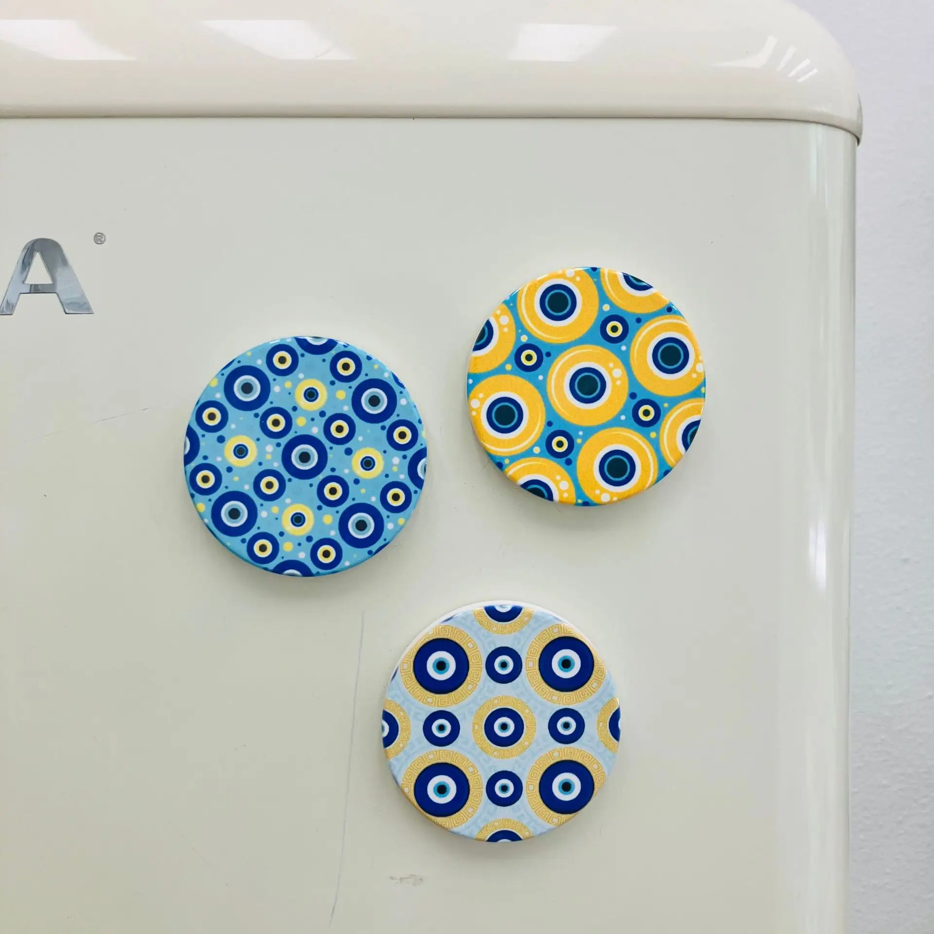 Hot Sell benutzer definierte Logo Keramik Kühlschrank Aufkleber magnetischen Kühlschrank Magnet Souvenir