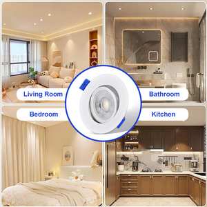 Living Room Interior Light Round <strong>Square</strong> Recessed <strong>5W</strong> 7W 9W Ceiling <strong>Led</strong> Spot Light - Product Image 5