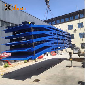 Mobile Gabelstapler rampe für Hof Lade container Laden Entladen Brücke mit einem innovativen Rad system mit CE-Zertifikat