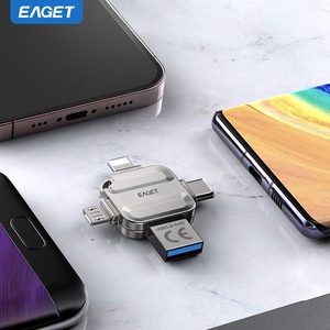 EAGET I71-3批发u盘4合1四接口礼品Chiavetta u盘闪存Cle u盘 - Product Image 1