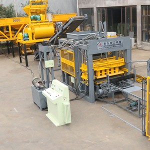 Máquina de Ladrillos de Hormigón, Máquina de Fabricación de Ladrillos de Cemento, Tipo Minitario, Material de Construcción Automático, Enclavamiento de Hormigón - Product Image 5
