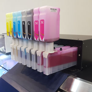 Epn Dx4 Dx5 DX7 Dx11打印头Mimaki Mutoh打印机用1L高质量兼容生态溶剂乙烯基印刷油墨