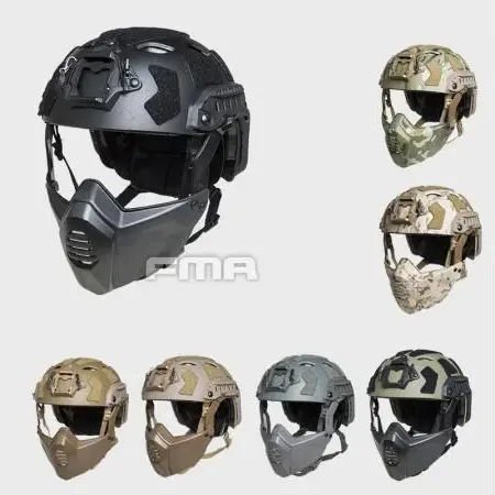 FMA FAST SF casco táctico con media máscara de fábrica al por mayor accesorios tácticos de caza TB1365A
