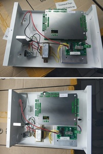 Scheda di controllo accessi a quattro porte e doppio relè con sistema di controllo accessi adattatore di alimentazione con rete TCP/IP