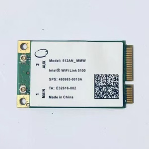 Ban đầu cho Intel wifi liên kết 5100 512an _ mmw Card không dây mini PCIe Dual Band <span class=keywords><strong>Network</strong></span> Adapter 802.11a/g/n - Product Image 1