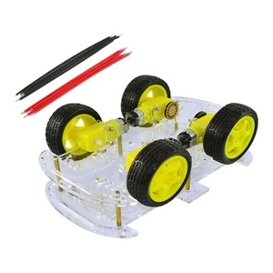 JYCTEC 4WD akıllı Robot araba şasi kiti 4WD sürücü akıllı araba - Product Image 4