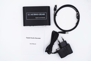 Digital Coaxial/Toslink DTS/AC3 a RCA Convertidor analógico 5,1 decodificador de Audio Usb con reproductor de medios Usb - Product Image 6