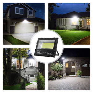 Projektör güneş su geçirmez verimli şarj gündüz ve gece indüksiyon taşınabilir 50w led projektör