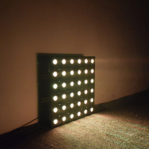 ไฟเวที3W 36ชิ้นลำแสง2in1 LED แผงพิกเซลไฟล้างผนังแบบเมทริกซ์ RGBW พร้อมรีโมทควบคุมระดับ IP65สีทอง - Product Image 2
