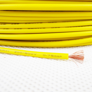 In Stock H05V-K 300V/500V PVC 1.0mm Stranded Insulated Power Cable Single Core Bare Electrical Wire for Building Applications