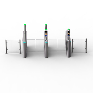 Riconoscimento facciale lettore di schede di controllo accessi sistemi di tornelli tornelli automatici a barriera oscillante per l'ingresso dell'edificio - Product Image 6