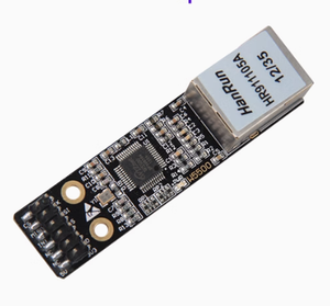 W5500 Ethernet-Modul mit Hardware-TCP/IP-Protokoll-Stack und SPI-Schnitts telle sowie STM32-Treiber.