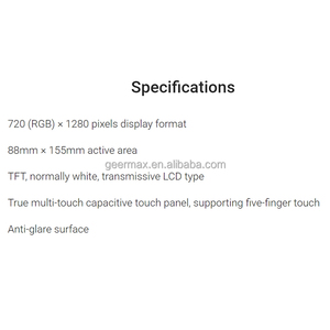 7 "Touchscreen vero Multi-touch capacitivo pannello Touch antiriflesso 720 di superficie (RGB) x 1280 pixel lampone Pi Touch Display 2 - Product Image 4