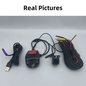 Tam HD ADAS gece görüş 1080P araba radyo DVR ön ve arka otomatik kayıt kamera otomatik Video kaydedici çift Lens kamera