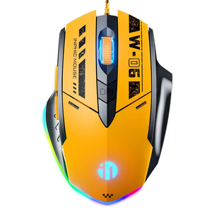 Mouse da Gaming con cavo infico W6 cablato 12800DPI Mouse con filo a 6 pulsanti per PC Computer portatile MacBook mouse da gioco - Product Image 6