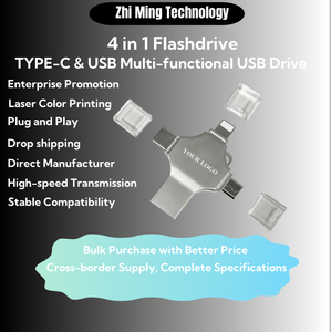 4 in 1 OTG Handy-Computer Dual-Purpose-U-Disk für Huawei Geschenk LOGO USB-Flash-Laufwerk Hot Sale Memory Disk School Oem - Product Image 3
