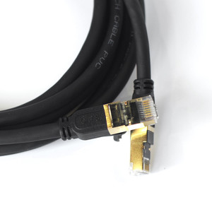 Cat8屏蔽以太网电缆Cat5e/Cat6/Cat6A/Cat7 RJ45局域网跳线UTP/FTP/SFTP扁平圆形办公室库存批量折扣