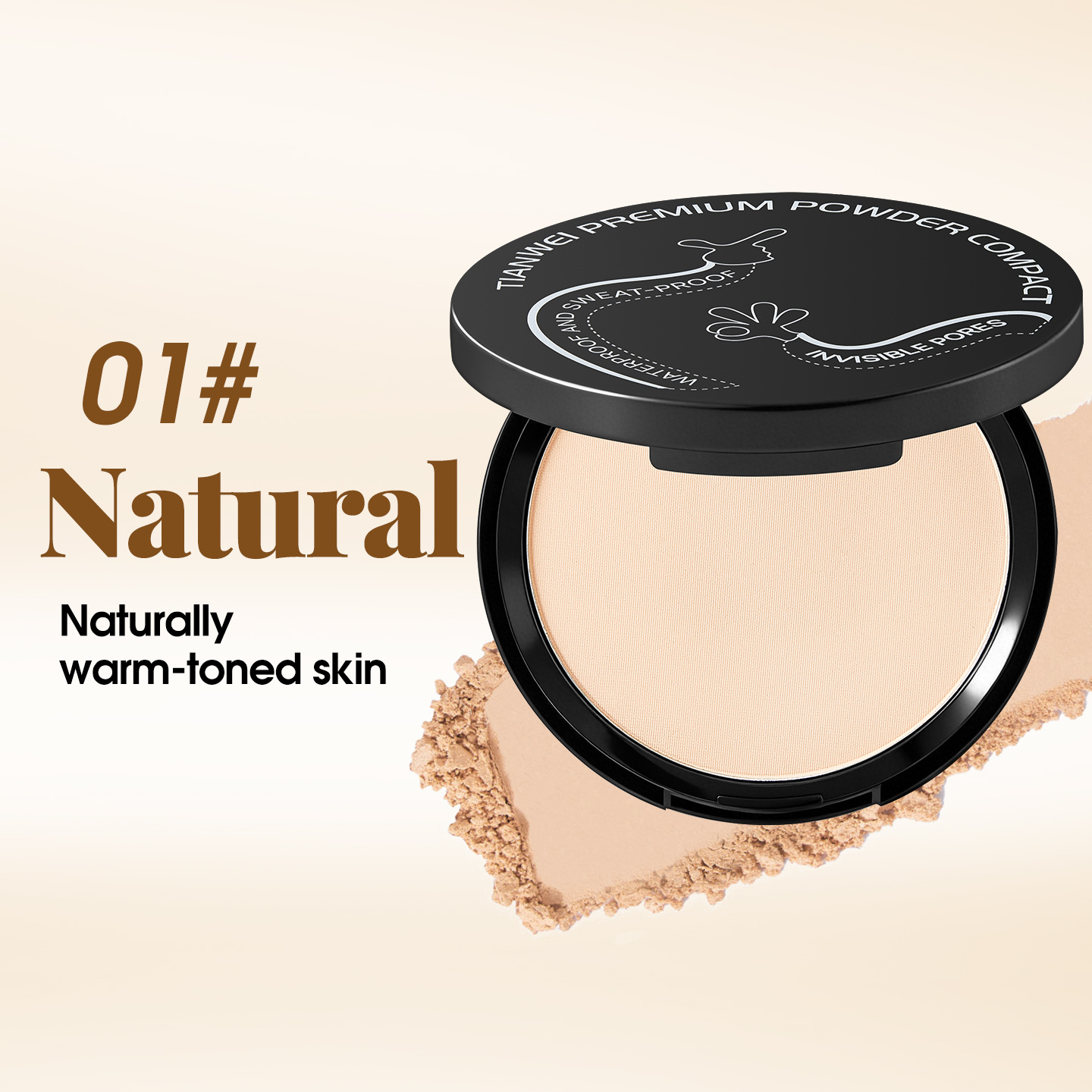 Naturally warm-toned