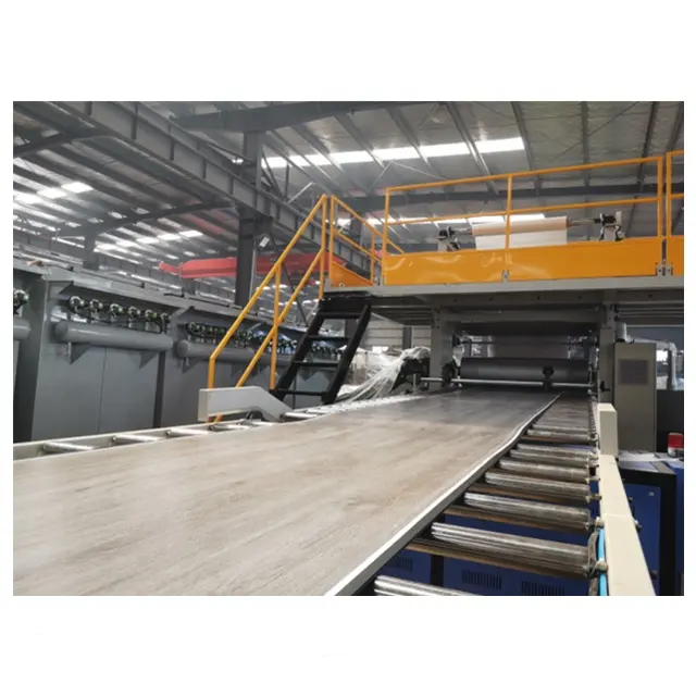 PVC Laminato Clicca Pavimenti In Vinile SPC Del Vinile Pavimento Tavole di legno Che Fa La Macchina/Linea di Produzione