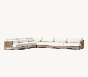 <span class=keywords><strong>Merida</strong></span> Ngoài Trời Patio Vườn Đặt Khách Sạn Tất Cả Thời Tiết Tếch Không Tay Phòng Chờ Ghế Hiện Đại Sang Trọng Ngoài Trời Ghế Sofa Đơn Giải Trí Ghế - Product Image 2