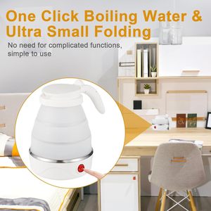Auto Power off Folding Electric Kettle Mini <strong>Portable</strong> Travel Kettle with Temperature <strong>Control</strong> for Household Use Keeps Warm - Product Image 4