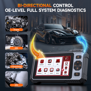 ANCEL FX6000 Cuatro sistemas con función de prueba activa Herramientas de escaneo de diagnóstico de coche Lector de codificador 7 Servicio de reinicio Escáner OBD2 - Product Image 3