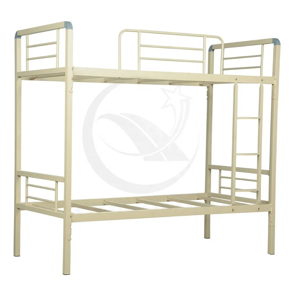 Cama de garfo de metal barata para escola