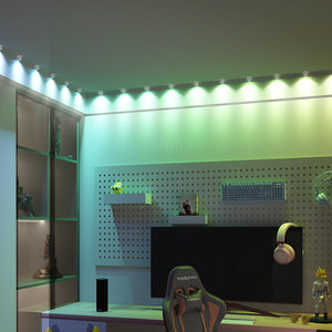 CL aydınlatma akıllı konut işık dim Rgb sihirli renk yüzeye monte dize kapalı dekor için Led downlight - Product Image 5