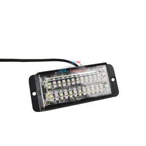 หลอดไฟฉุกเฉินติดกระจังหน้า LED 24ดวง R10 R65ได้หลอดไฟฉุกเฉินกระพริบได้กำลังสูงสำหรับรถบรรทุกยานพาหนะ - Product Image 3