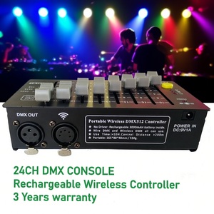 Controller Mini DMX ricaricabile Wireless-Console di illuminazione portatile professionale per luci da discoteca e da palcoscenico