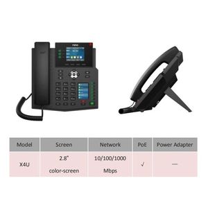 Comunicación empresarial con X4U Enterprise IP Phone V2 Dispositivo VoIP de nivel superior para un rendimiento y escalabilidad óptimos - Product Image 6