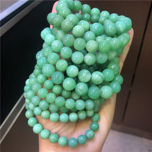 Natural Australian <strong>Jade</strong> 8mm 10mm 12mm Bracelet Women's Fashion Crystal Ornament